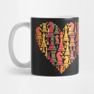 Chess Heart Mug